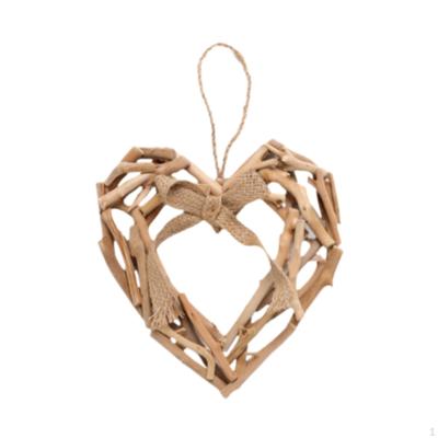 Hanging Wooden Heart Decor for Special Occasions and Gatherings