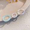 Essentials Acrylic Party Favors Popular Accessories Korean Style Resin Ring Women Pearl Ring Set