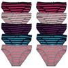 Cotton Panties for Woman Sexy Lace Underwear Briefs Set Lingerie Girls Ladies Bikini Underpants Striped Print Knickers 10Pcs/set