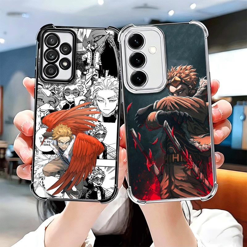 MHA My Hero Hawks Weiche Handyhülle für Samsung A17 A27 A07 A37 A57 A16 A56 A15 A55 A14 A54 A13 A53 A26 A36 A25 A35 A24 A34 A23 A3