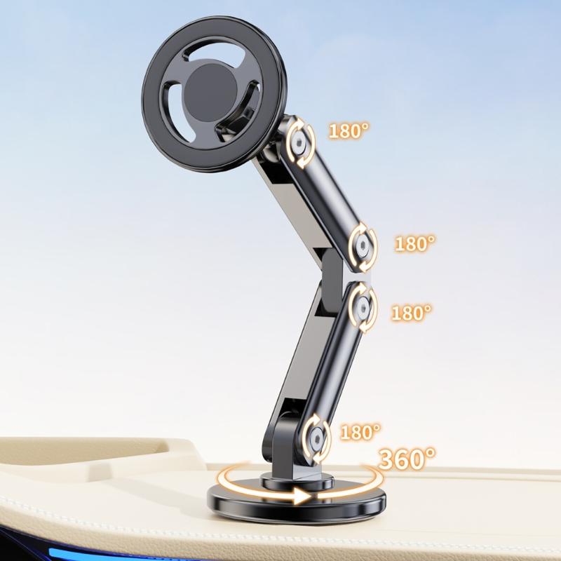 Držák telefonu do auta Navigační podpůrný držák pro 15 14 SUV Nákladní auto 360° Rotace Magnetický držák telefonu