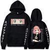 Spy X Family Anya Hoodie Vintage Washed Cotton Pullover Unisex Oversized Fleece Sweatshirt Anime Streetwear Top Merch Gift 2026 Summer Hot Sale