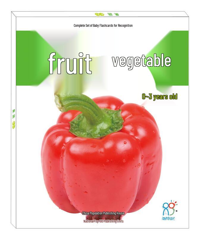 Baby Learning Flashcards: Fruits & Vegetables
