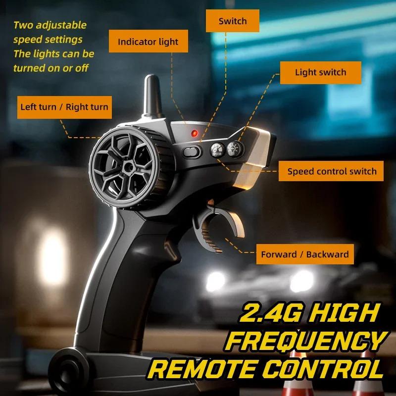 4Wd 15Km/h Rc Drifting Car High SpeedRemote Control Car Radio-Control Racing Vehicle with Light Wireless Model Children Boy Gift