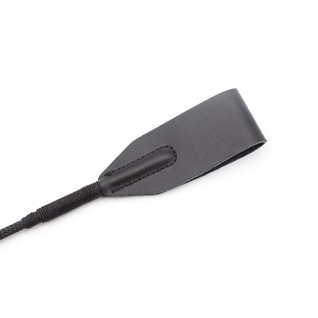 Hand-Woven Leather Whip Cane Paddle - Flirting & Discipline Toy