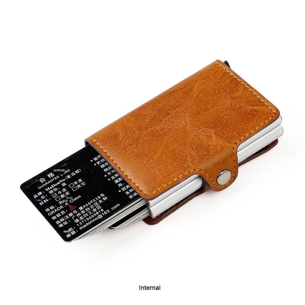 Aluminum Anti-Theft Card Holder Wallet for Men and Women
