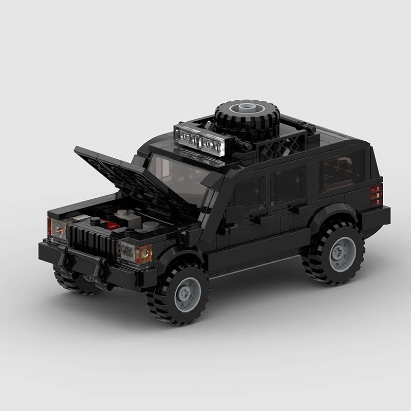 MOC Mașină Off Road Super Curse SUV Model Vehicul Blocuri de Construcție Viteză Raliu Sport Cărămidă de Curse Cadou de Crăciun Jucărie Tehnică de Oraș