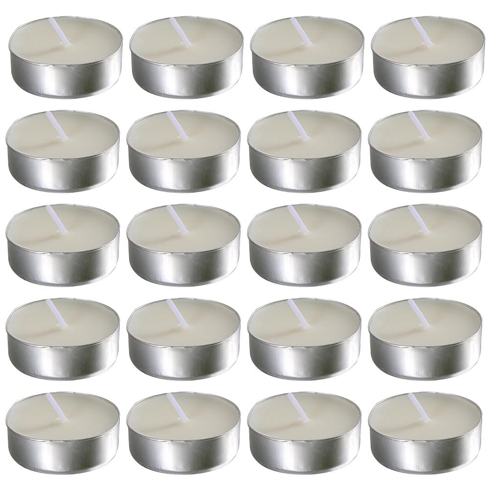 50 Pcs Pill Candles Scented Wax Romantic Smokeless Home Decor Round Mini Candles Party Accessories Household