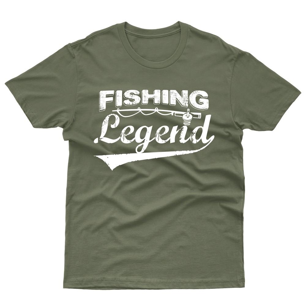 

Рыбалка Легенда Рыбалка Смешной Для Рыбака Топ Футболка 4XL