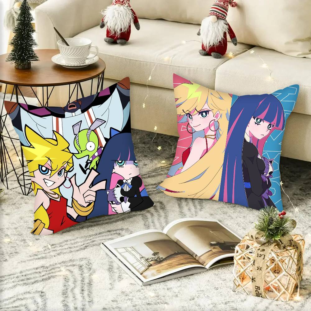 Pillowcases Cushion Covers Living Room Sofas Home Decor Gifts Anime Panty And Stocking With Garterbelt