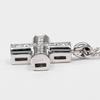 BVLGARI Greek Cross Necklace K18 white gold/diamond 8.87g Women Used