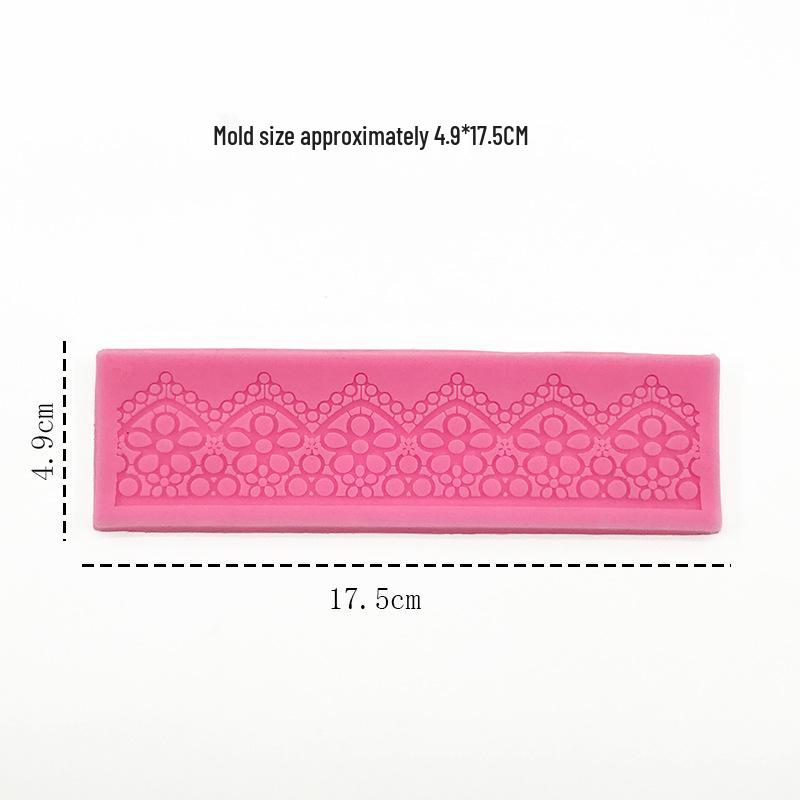 Vintage Pattern Fondant Silicone Mold Cake Border Decoration Set
