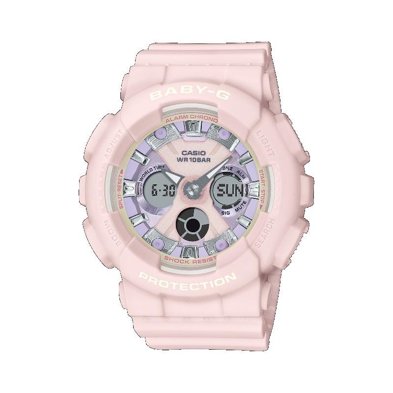 Casio Men s Resin 100M Water Resistant Analog Shock Resistant Quartz Watch BA-130WP-4A