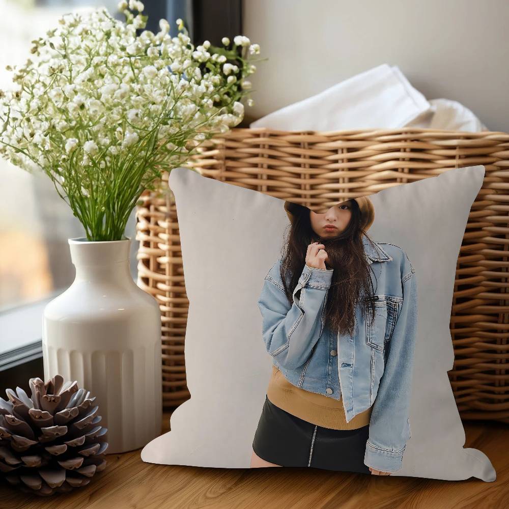 Singer A-AHYEON Cushion Cover Pillowcase Upholstery Sofa Throw Pillow Home Decor Pillowcas
