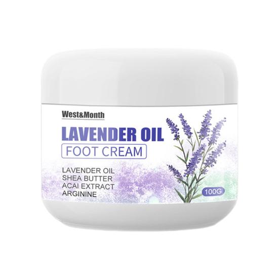 

100g Pedicure Gel Easy to Use Nourishing Plant Extracts Lavender Oil Foot Cream for Beauty 100g