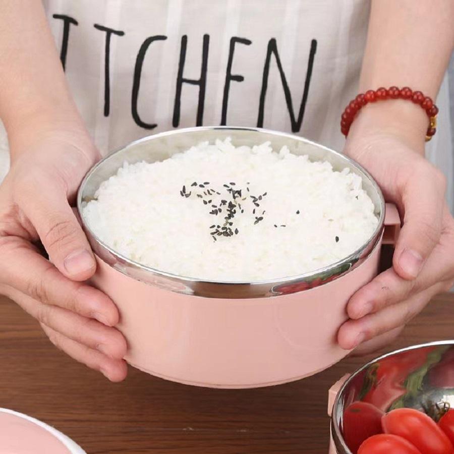 Portable Lunch Box Set Storage Warmer Lunch Container With Handle Stainless Steel Thermal Microwave Safe Salad Food Container