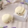 Creme Squishy Knödel Stressabbau Spielzeug TPR Geruchlos Schnelle Erholung 2er-Pack