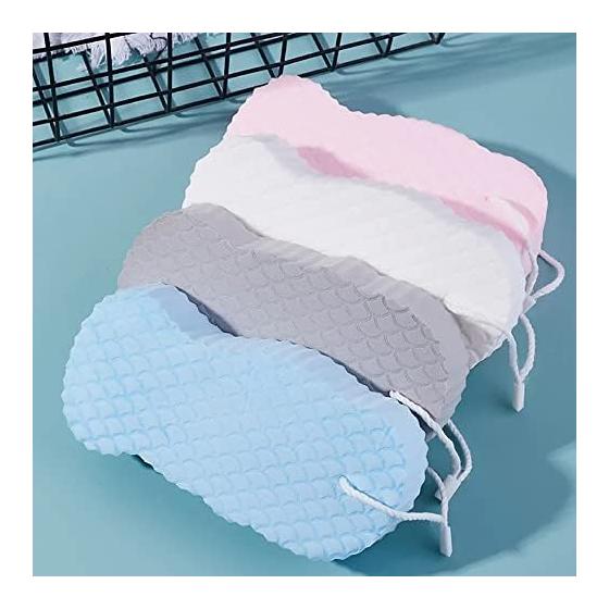 [4 Pieces] Dirt Scrub Sponge, Dirt Scrub Sponge, Exfoliating Body Sponge, Baby Dirt Scrub Sponge, Pore Cleaning, Exfoliating, Sponge, Soft, Shower