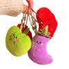 Cute Plush Doll Pendant Keychain for Customer Appreciation and Event Gifts