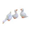 Garden Duck Statues Resin Animal Figurines Lifelike Goose Sculpture Yard Decorative for Outdoor Garden Decoration