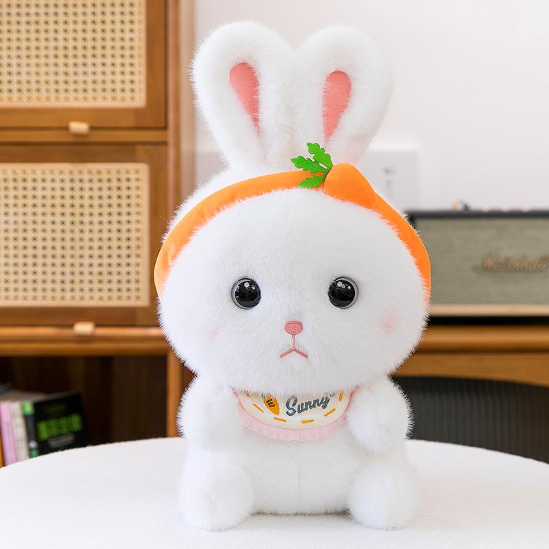 New Creative Fruit Strawberry Rabbit Plush Doll Doll Children's Transformation Rabbit Toy Doll Gift