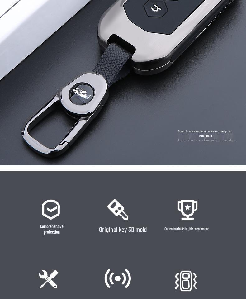 Wuling Capgemini 2020 Key Cover: Smart Remote Metal Case & Buckle