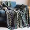 Bohemia malha sofá cobertor com borla capa de sofá cobertor para cama capa de sofá colcha decoração cobertores