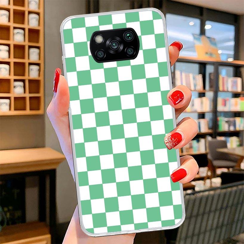 

Retro Classic Chess Board Grid Cover Phone Case For Xiaomi Poco F7 Ultra X7 X6 X5 Pro M7 Redmi 15C 15 13C 13 12C 12 10C 10 9A 9C Xiaomi Poco X6 Pro