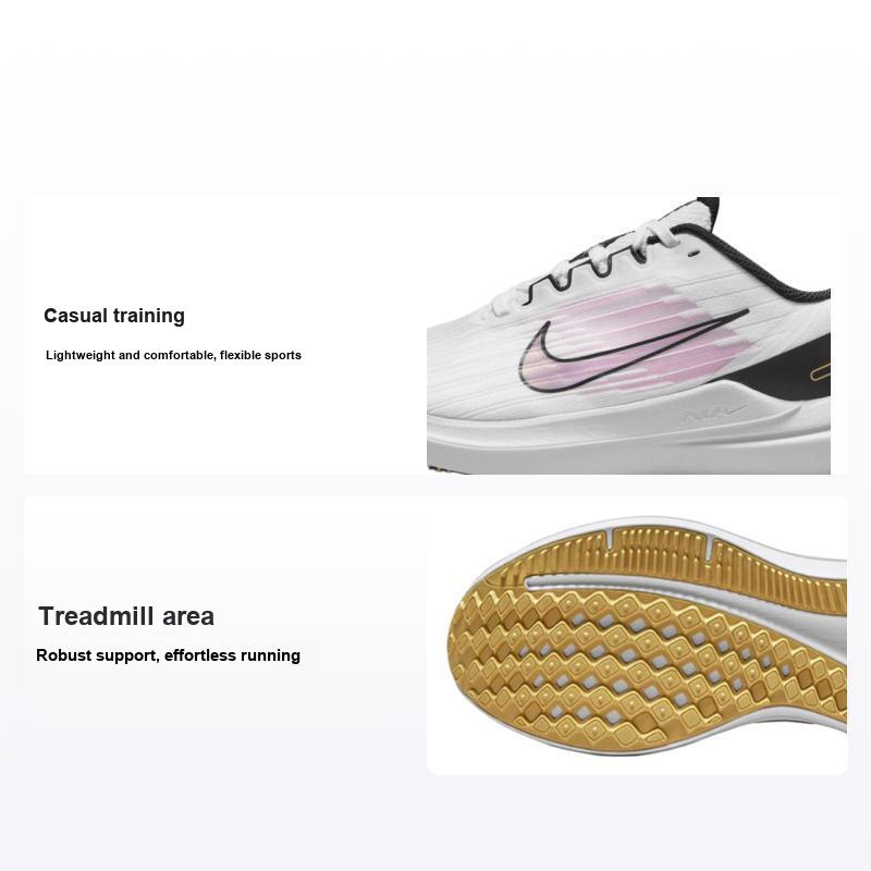 Nike  Air Winflo 9 White Pink Spell Women Sneakers Black DD8686-104 38.5