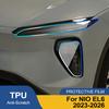 For NIO EL6 2023-2026 Smoke Black High-Gloss Pre-Cut TPU Car Headlight Protective Film PPF Anti-Scratch Vinyl Wrap Cover Film