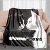 1PC Custom Name Cats Love Artwork outdooor Flannel blankets Throw Blanket All-Season Throw Gift Bedspread for Couch, Bed, Camping Holiday Birthday gif