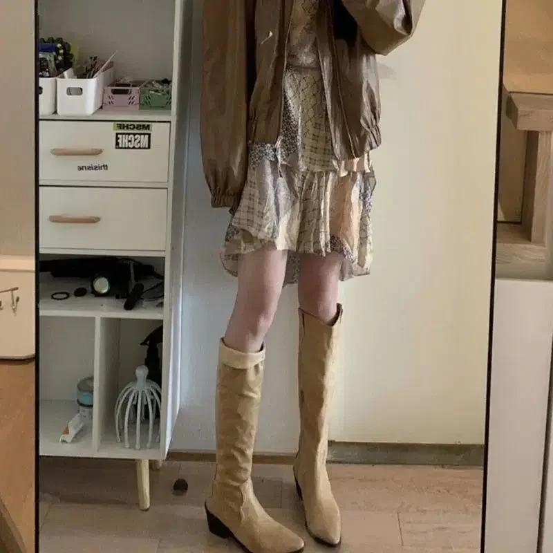 Fashion Middle Heel Autumn Ladies Knee High Shaft Shoes Winter 2024 Women's Long Boots Sale Footwear New Rock Pu Boot on Promotion Goth