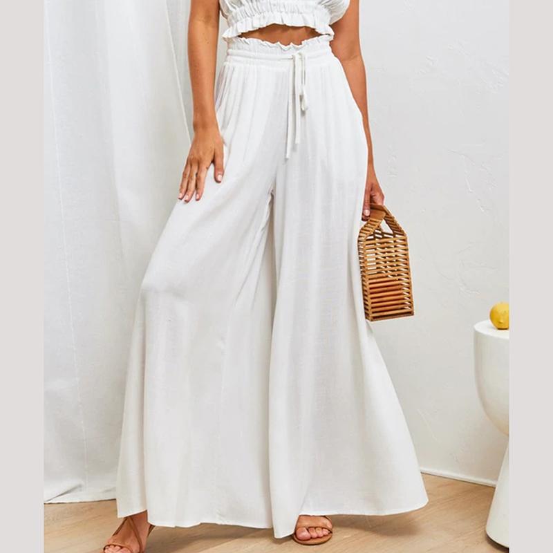 

Женские удобные повседневные танцевальные драпированные кюлоты с высокой посадкой, однотонные / с принтом, свободного кроя, с широкими штанинами XXL