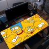 The Simpsons Cartoon Poster Mouse Pad, Large Gaming Desk Mat, Non-slip XXL Mousepad for Laptop & Tablet, Mini PC Playmat with Stitched Edges