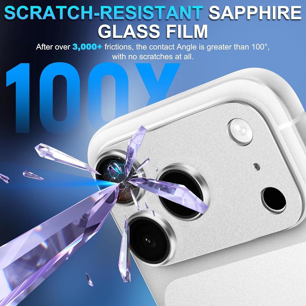 Metal Tempered Glass Camera Lens Protector Film Cover for iPhone 17 Air 17 Pro Max 17Pro Phone Accessory