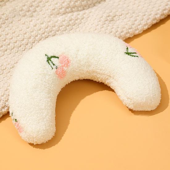 U-Shaped Cat Pillow for Cervical Support Small Soft Plush Sleeping Pad for Kittens Cats Comfortable Cushion for Deep Sleep & Anxiety Relief