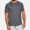 Under Armour Training Sports Loose Round Neck T-Shirt Men Tops Carbon-Gray 1326413-090