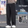Men's Ice Silk Quick-Dry Straight Leg Casual Pants