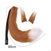 Ears and Tail Set Fancy Dress Costume Cosplay for Masquerade Kids Adult