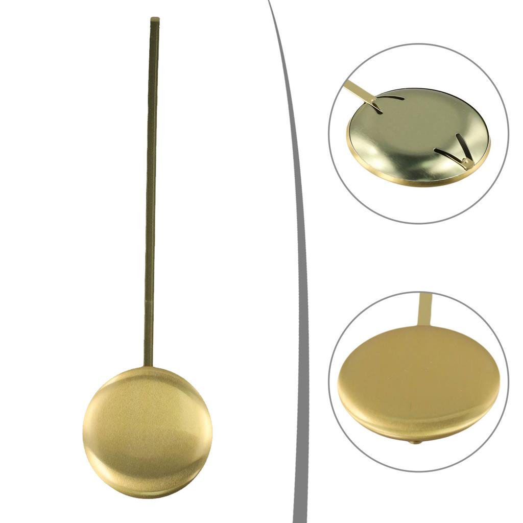Gold Metal Pendulum for Wall Clock Swing Movement DIY Replacement Parts