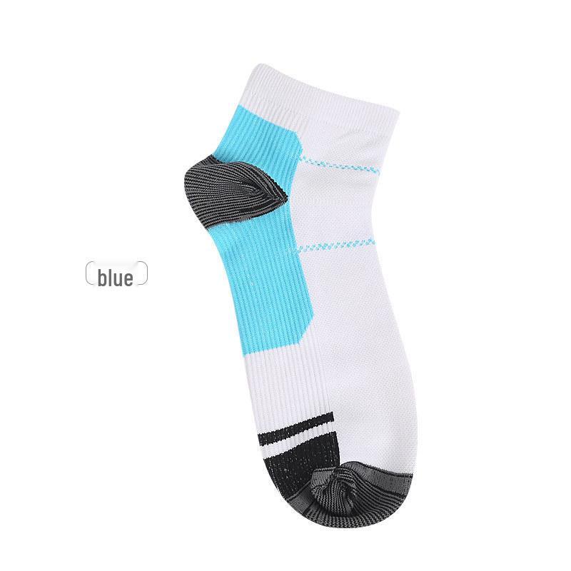 Unisex Compression Socks for Running and Plantar Fasciitis - Short Sports Socks for Men & Women