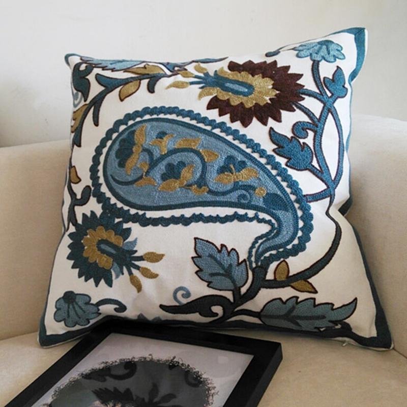 Stickerei Kissenbezug Kissen Heimdekoration Kissen Kissenbezug Sofa Dekokissen Dekoration Capa De Almofada Cojines Coussin