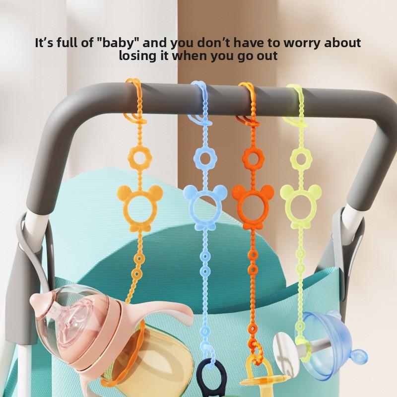 Pacifier Baby Teether Anti Drop Chain