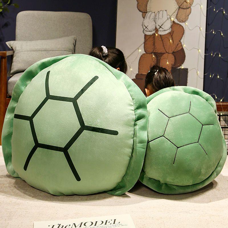 100cm Turtle Shell Plush Toy Children's Sleeping Bag Stuffed Soft Turtle Pillow Cushion Toy