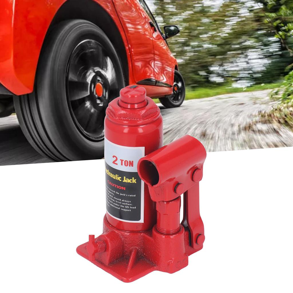 2 Ton Hydraulic Jack with Lever Handle Lifting Cylinder Vertical Jack for Industrial Machinery Vehicle Repair