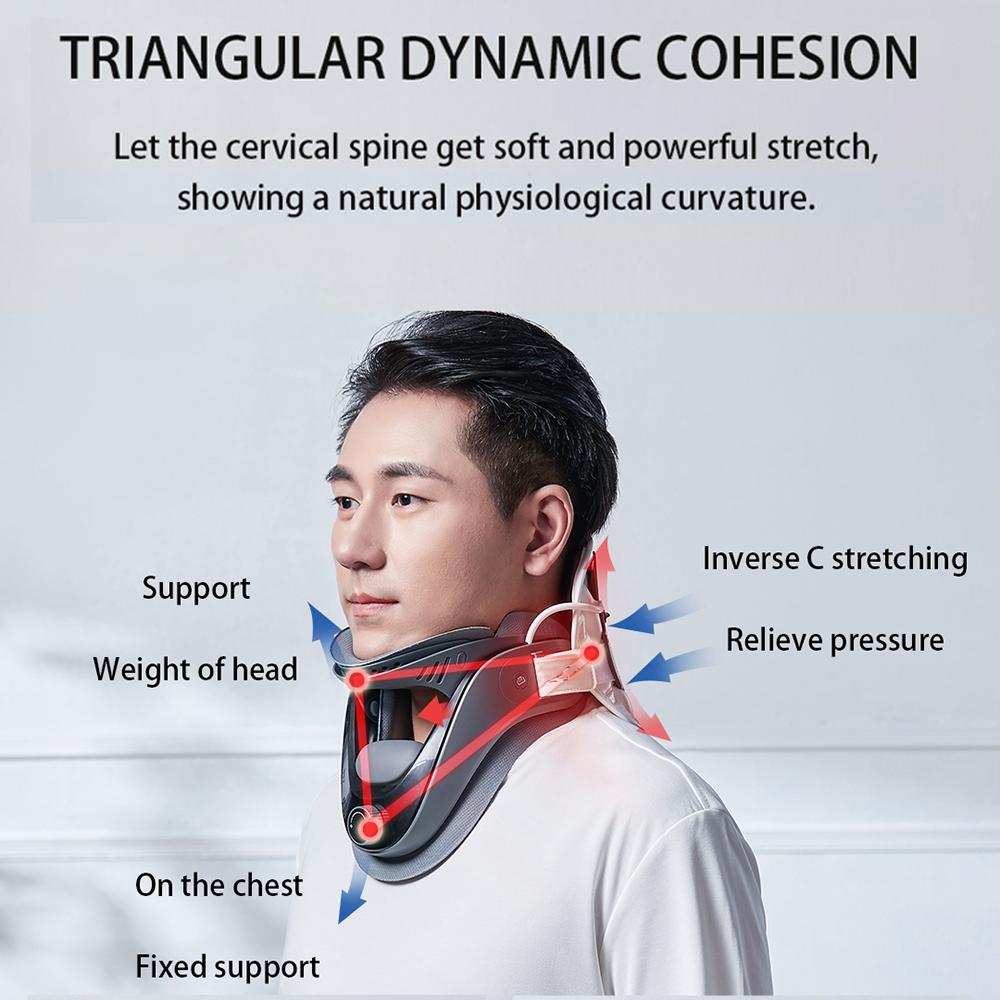 Neck Stretcher Cervical Traction Device Neck Posture Corrector Neck Brace Cervical Stretch Care Neck Support Relieve Neck Pain