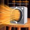 Mini Space Heater for Indoor Use PTC Fast Heating Quiet Portable Desktop Heater Fan for Bedroom Bathroom Office