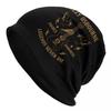 Winter Warm Women Unisex Knitted Hats Unisex Adult Hazbin Hotels Logo Skullies Beanies Caps Anime Comedy America Bonnet Hats