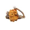 Alpaca Sheep Lamb Wooden Lamb Keyring Multi-Color Tassel Alpaca Bag Charm  Unisex