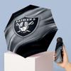 Las Vegas Raiders Printed 5?Fold Mini Umbrella 8?Rib Windproof Compact Umbrella For Women Pocket Carry